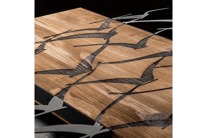 Migration Väggdekor - Svart/Valnöt - Inredning - Väggdekor - Skylt - Plåtskyltar