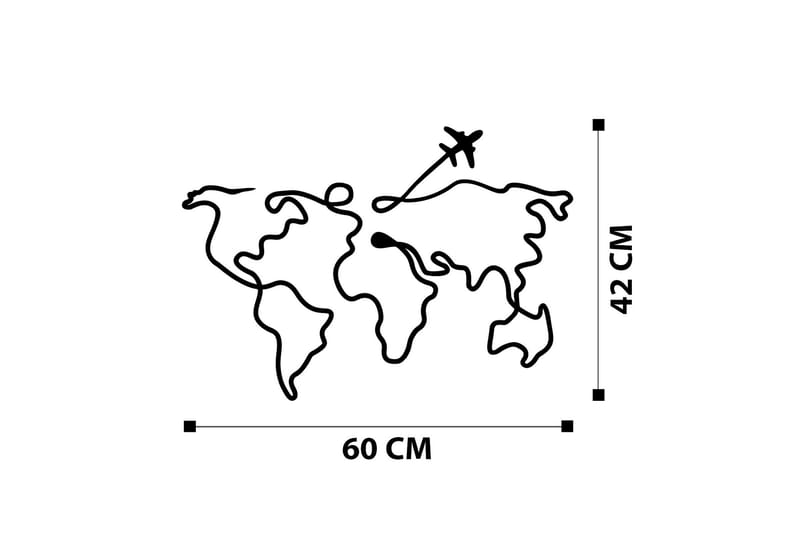 Mozzafiato Väggdekor - Svart - Inredning - Väggdekor - Skylt - Plåtskyltar