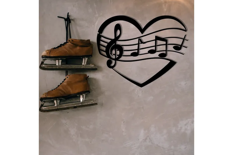 Music Väggdekor - Svart - Inredning - Väggdekor - Skylt - Plåtskyltar