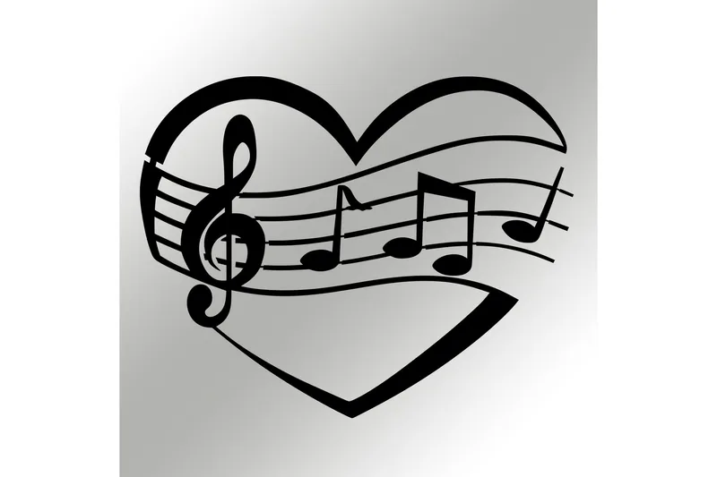 Music Väggdekor - Svart - Inredning - Väggdekor - Skylt - Plåtskyltar