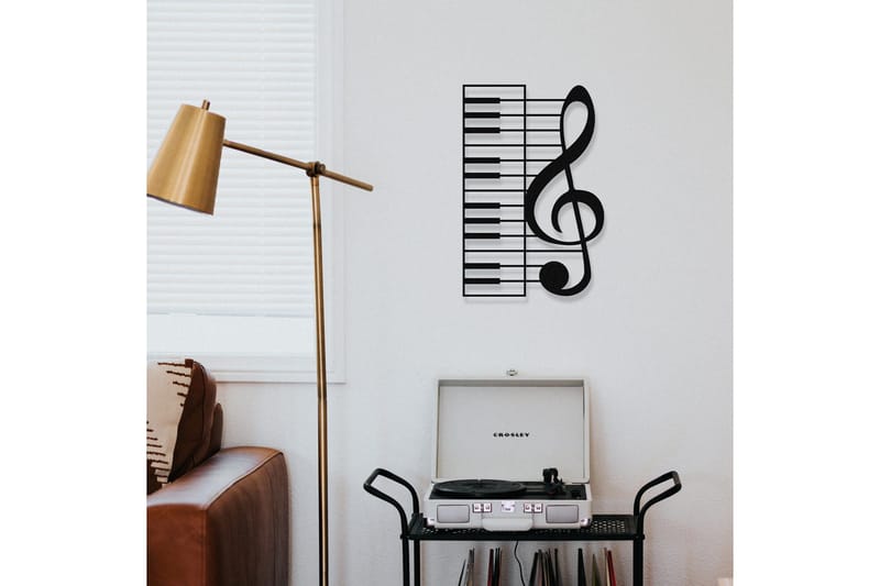Musical Väggdekor - Svart - Inredning - Väggdekor - Skylt - Plåtskyltar