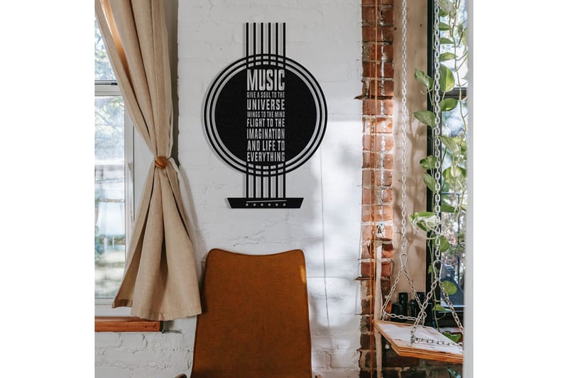My Music Väggdekor - Svart - Inredning - Väggdekor - Skylt - Plåtskyltar