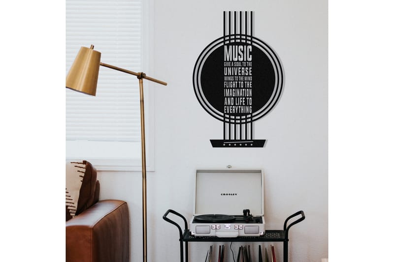 My Music Väggdekor - Svart - Inredning - Väggdekor - Skylt - Plåtskyltar