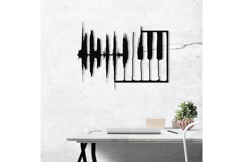 My Music v2 Väggdekor - Svart - Inredning - Väggdekor - Skylt - Plåtskyltar