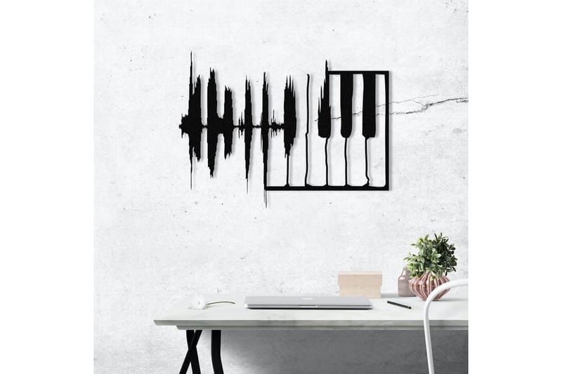 My Music v2 Väggdekor - Svart - Inredning - Väggdekor - Skylt - Plåtskyltar
