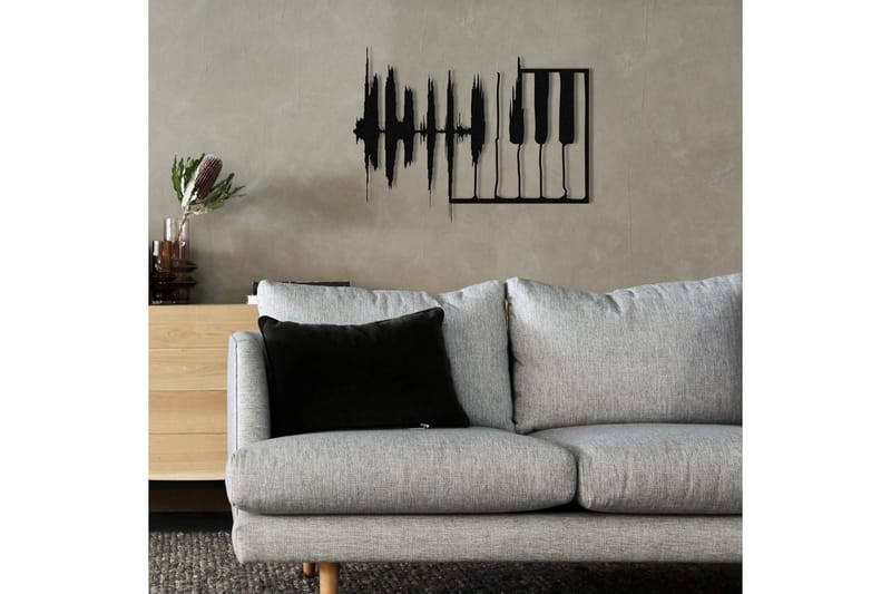 My Music v2 Väggdekor - Svart - Inredning - Väggdekor - Skylt - Plåtskyltar