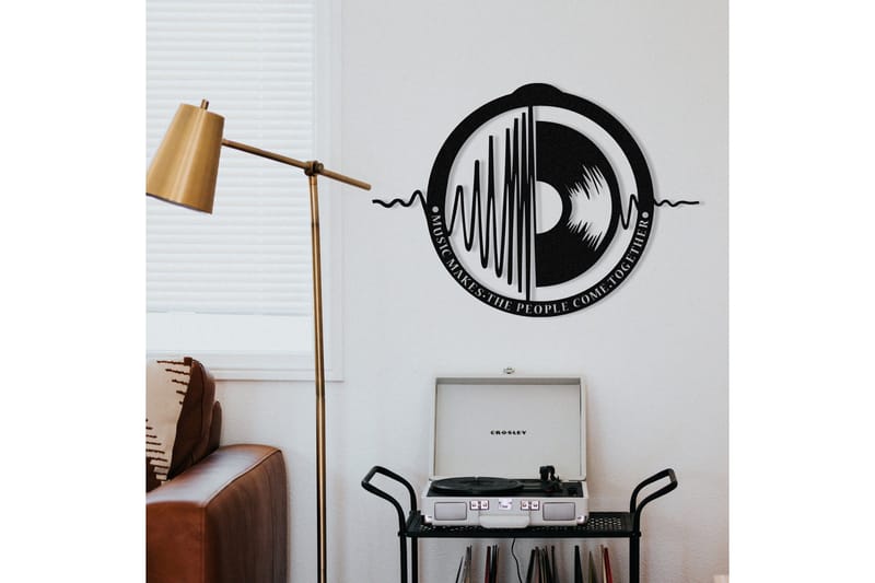 My Music v3 Väggdekor - Svart - Inredning - Väggdekor - Skylt - Plåtskyltar