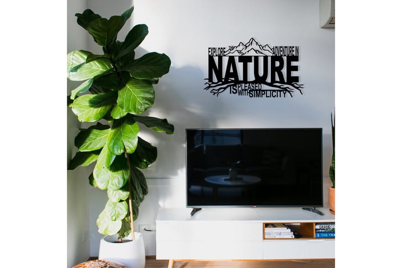 Nature Väggdekor - Svart - Inredning - Väggdekor - Skylt - Plåtskyltar