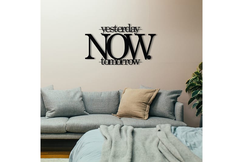 Now Väggdekor - Svart - Inredning - Väggdekor - Skylt - Plåtskyltar