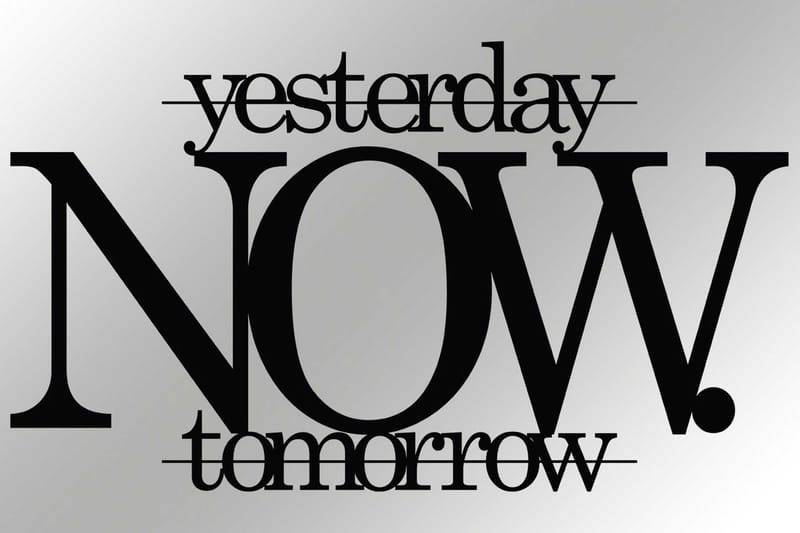 Now Väggdekor - Svart - Inredning - Väggdekor - Skylt - Plåtskyltar