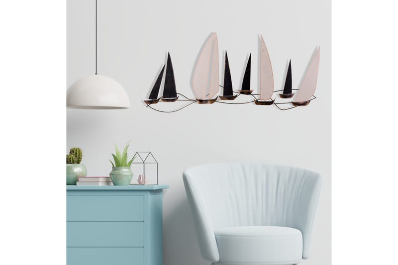 Ocean Väggdekor - Flerfärgad - Inredning - Väggdekor - Skylt - Plåtskyltar