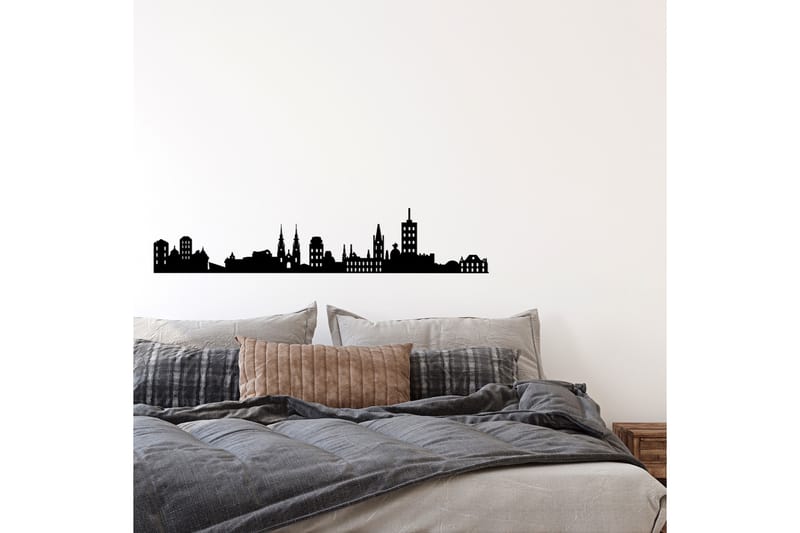 Ottowa Skyline Väggdekor - Svart - Inredning - Väggdekor - Skylt - Plåtskyltar