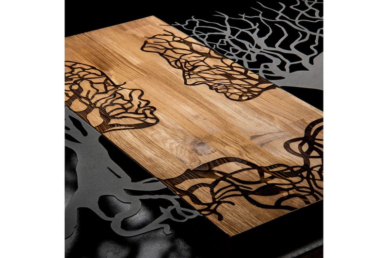 Passion Väggdekor - Svart/Valnöt - Inredning - Väggdekor - Skylt - Plåtskyltar