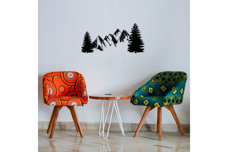 Pine Väggdekor - Svart - Inredning - Väggdekor - Skylt - Plåtskyltar