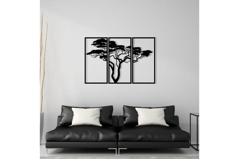 Plane tree Väggdekor - Svart - Inredning - Väggdekor - Skylt - Plåtskyltar