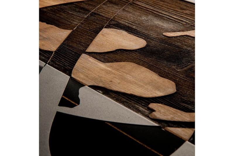 Planet Wooden Accessory Väggdekor - Svart/Valnöt - Inredning - Väggdekor - Skylt - Plåtskyltar