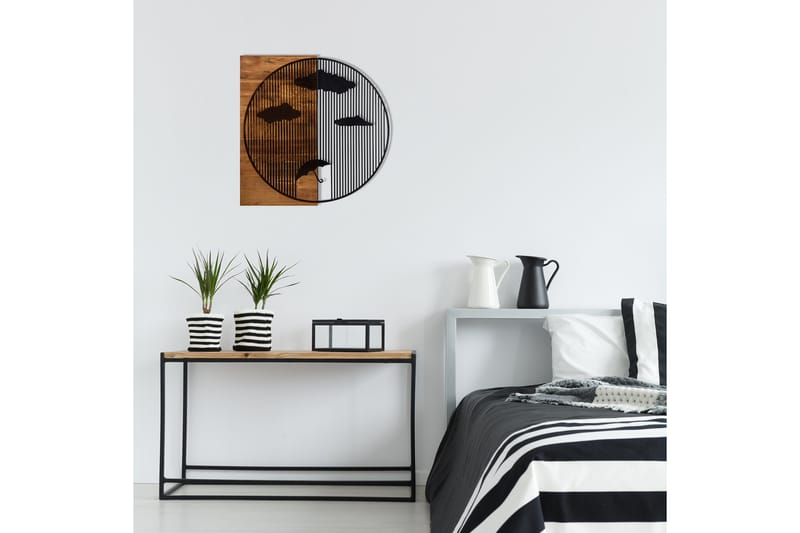 Rains Väggdekor - Svart/Valnöt - Inredning - Väggdekor - Skylt - Plåtskyltar