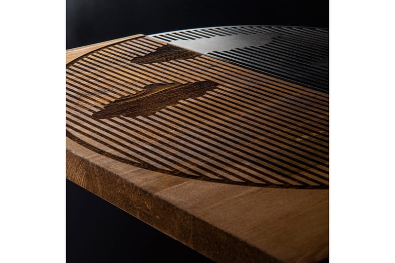 Rains Väggdekor - Svart/Valnöt - Inredning - Väggdekor - Skylt - Plåtskyltar