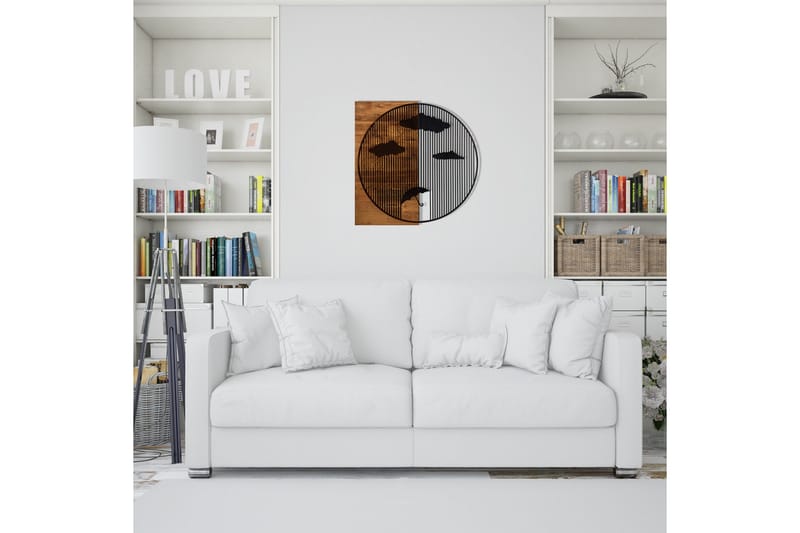 Rains Väggdekor - Svart/Valnöt - Inredning - Väggdekor - Skylt - Plåtskyltar