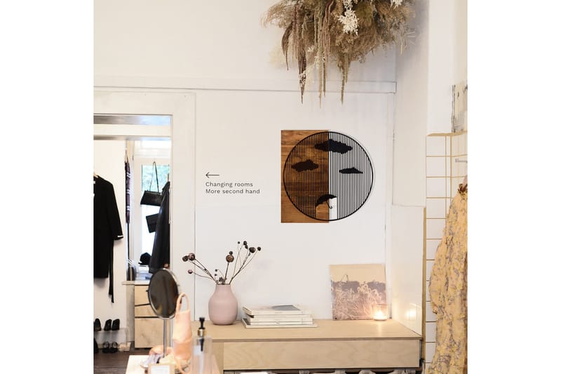 Rains Väggdekor - Svart/Valnöt - Inredning - Väggdekor - Skylt - Plåtskyltar