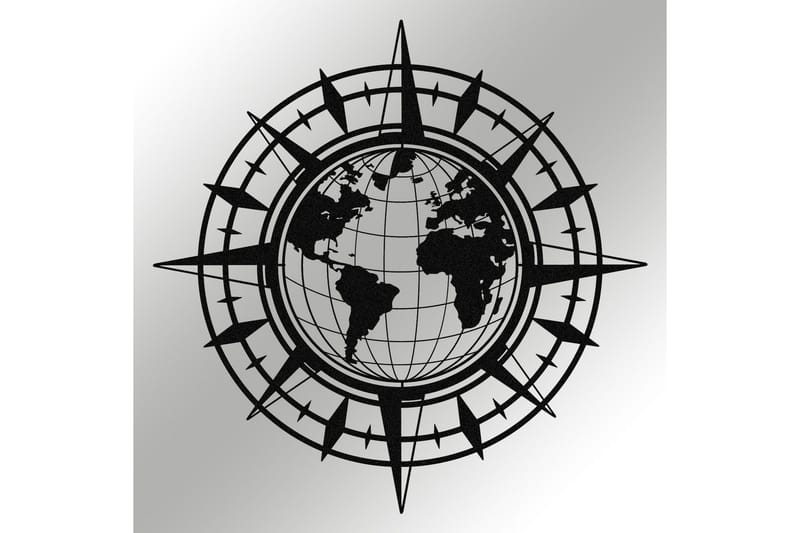 Real World Väggdekor - Svart - Inredning - Väggdekor - Skylt - Plåtskyltar