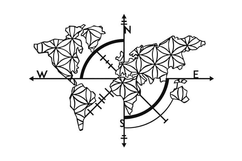 Ritorno Väggdekor, Svart