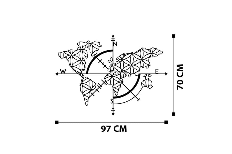 Ritorno Väggdekor - Svart - Inredning - Väggdekor - Skylt - Plåtskyltar