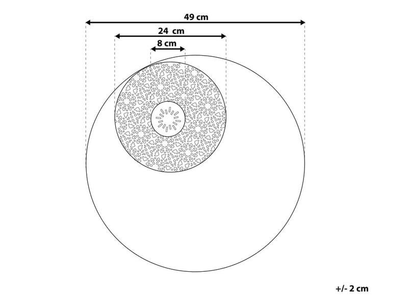 Rubidium Väggdekoration Med Snäckor 49 cm - Svart - Inredning - Väggdekor - Skylt - Plåtskyltar