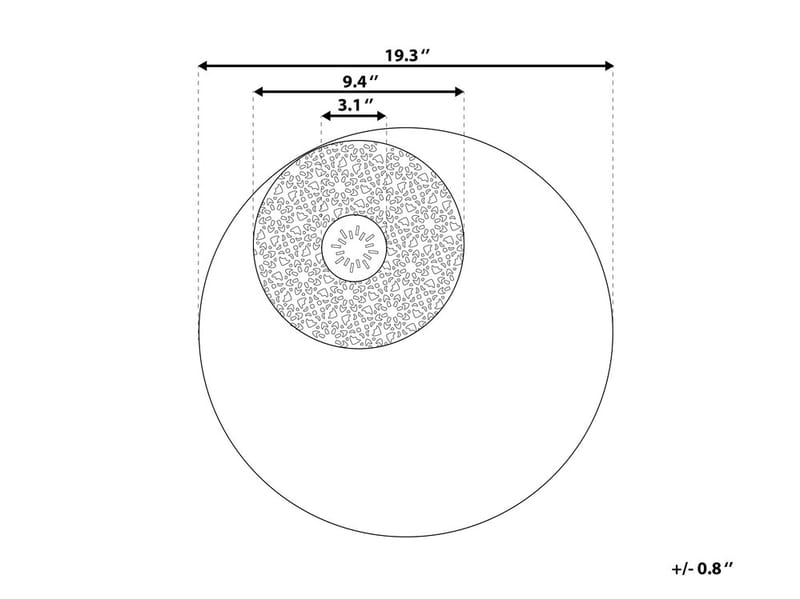 Rubidium Väggdekoration Med Snäckor 49 cm - Svart - Inredning - Väggdekor - Skylt - Plåtskyltar
