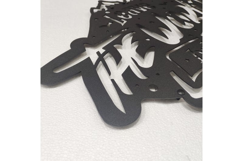 Salechard Skylt 44x50 cm VP Spain - Metall/Svart - Inredning - Väggdekor - Skylt - Plåtskyltar