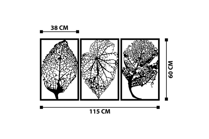 Saye Väggdekor - Svart - Inredning - Väggdekor - Skylt - Plåtskyltar