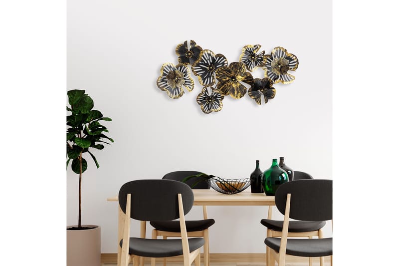 Shouguang Väggdekor - Svart/Guld - Inredning - Väggdekor - Skylt - Plåtskyltar