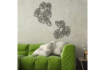 Spirit Leaf Väggdekor - Svart - Inredning - Väggdekor - Skylt - Plåtskyltar