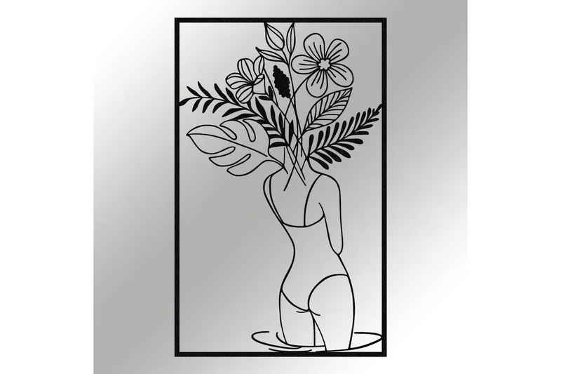 Spring in the Head Väggdekor - Svart - Inredning - Väggdekor - Skylt - Plåtskyltar