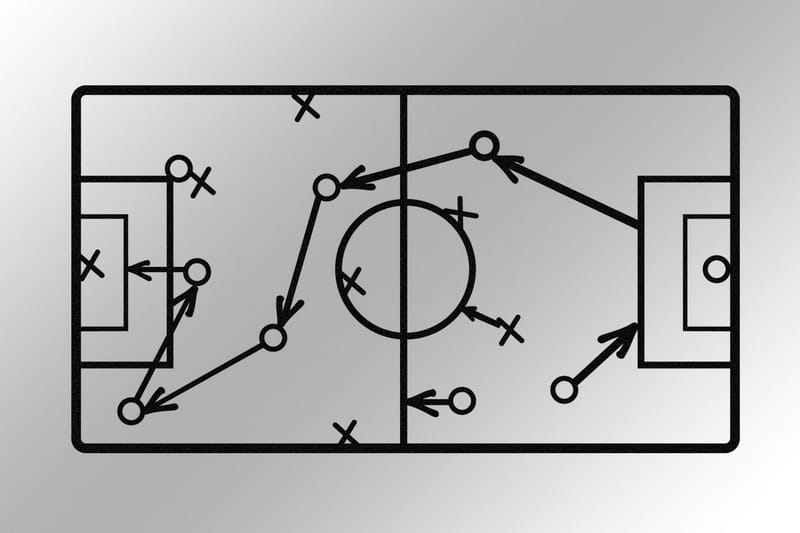 Strategy Väggdekor - Svart - Inredning - Väggdekor - Skylt - Plåtskyltar