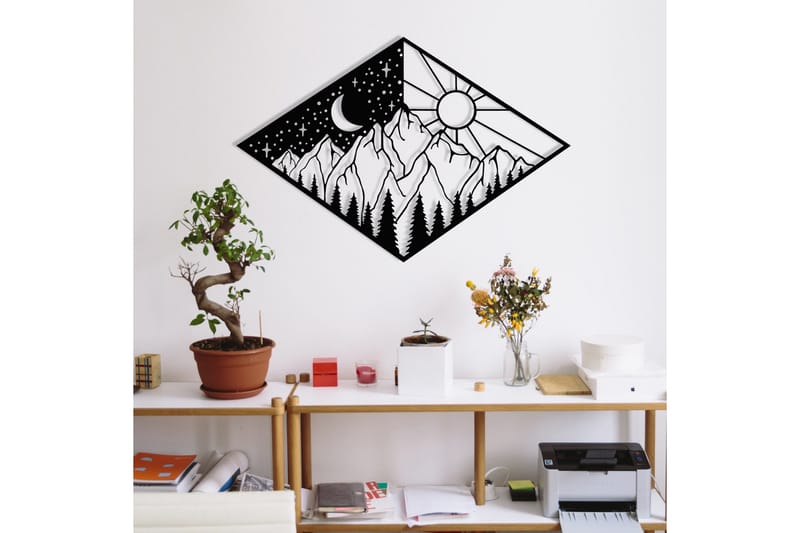 Suveyda Väggdekor - Svart - Inredning - Väggdekor - Skylt - Plåtskyltar