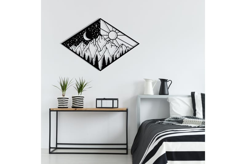 Suveyda Väggdekor - Svart - Inredning - Väggdekor - Skylt - Plåtskyltar