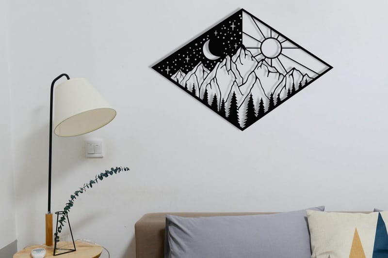 Suveyda Väggdekor - Svart - Inredning - Väggdekor - Skylt - Plåtskyltar