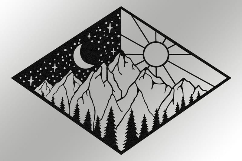 Suveyda Väggdekor - Svart - Inredning - Väggdekor - Skylt - Plåtskyltar