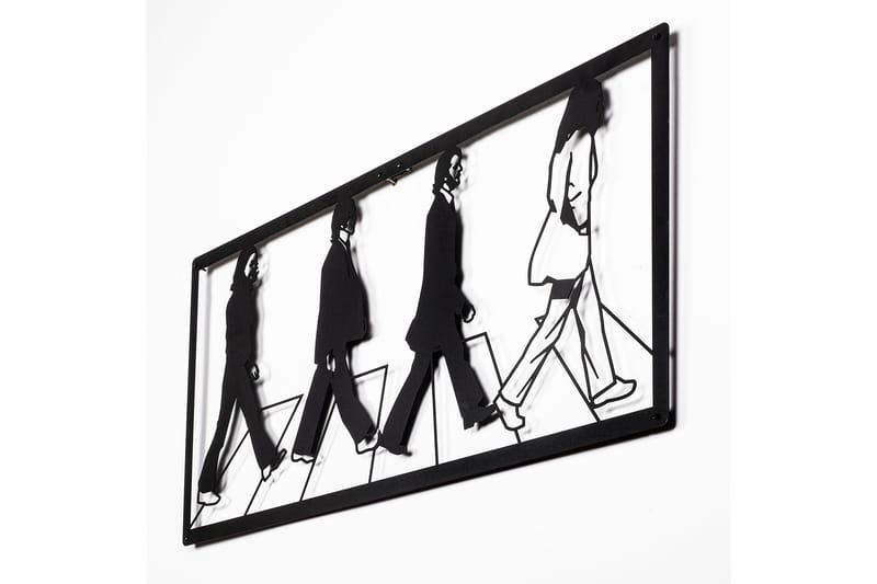 The Beatles Väggdekor - Svart - Inredning - Väggdekor - Skylt - Plåtskyltar