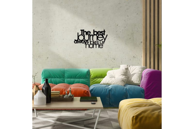 The Best Lourney Always Väggdekor - Svart - Inredning - Väggdekor - Skylt - Plåtskyltar