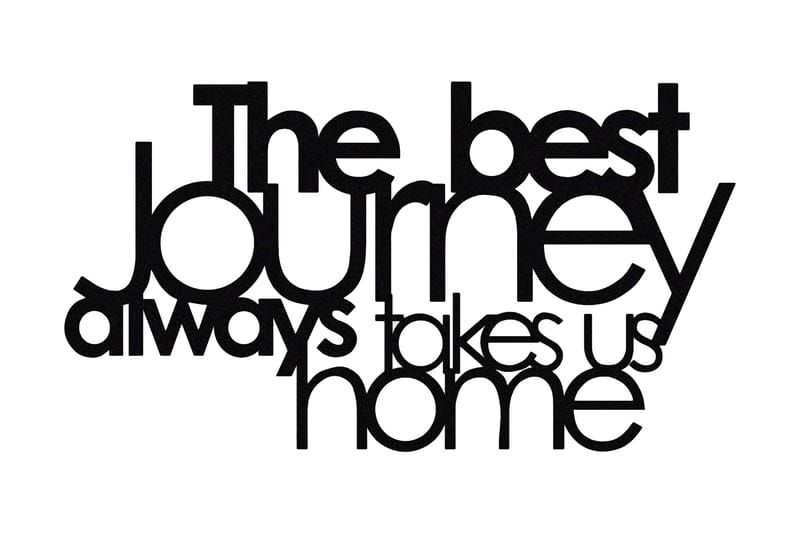 The Best Lourney Always Väggdekor, Svart