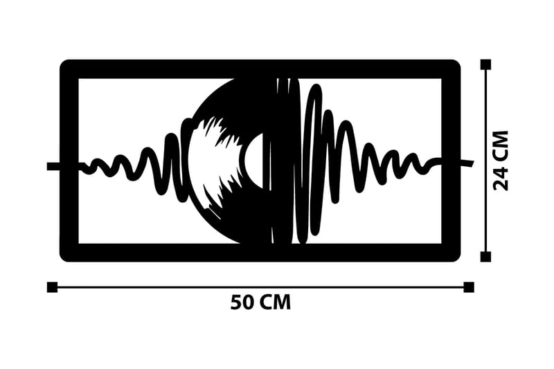 Timbre Väggdekor - Svart - Inredning - Väggdekor - Skylt - Plåtskyltar