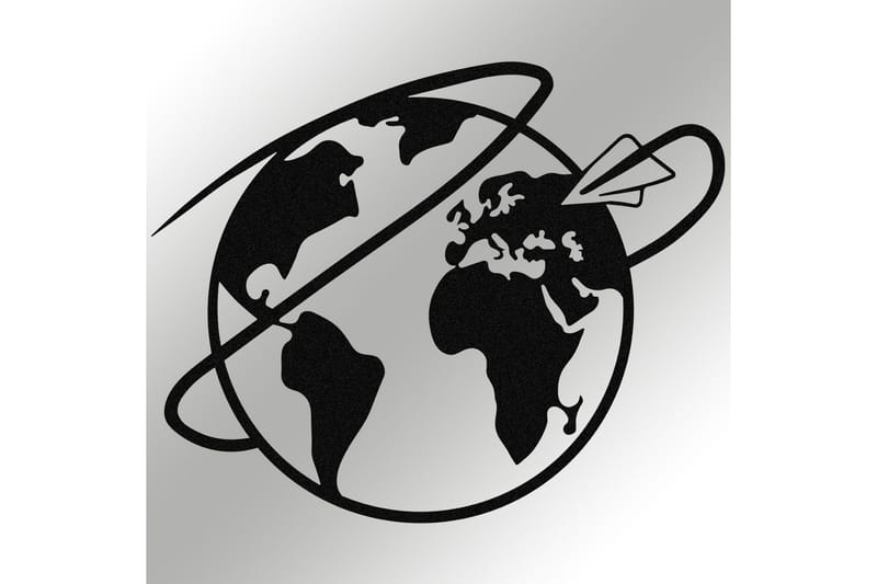 Travel Väggdekor - Svart - Inredning - Väggdekor - Skylt - Plåtskyltar