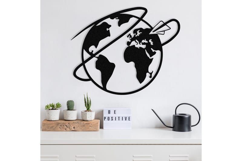 Travel Väggdekor - Svart - Inredning - Väggdekor - Skylt - Plåtskyltar