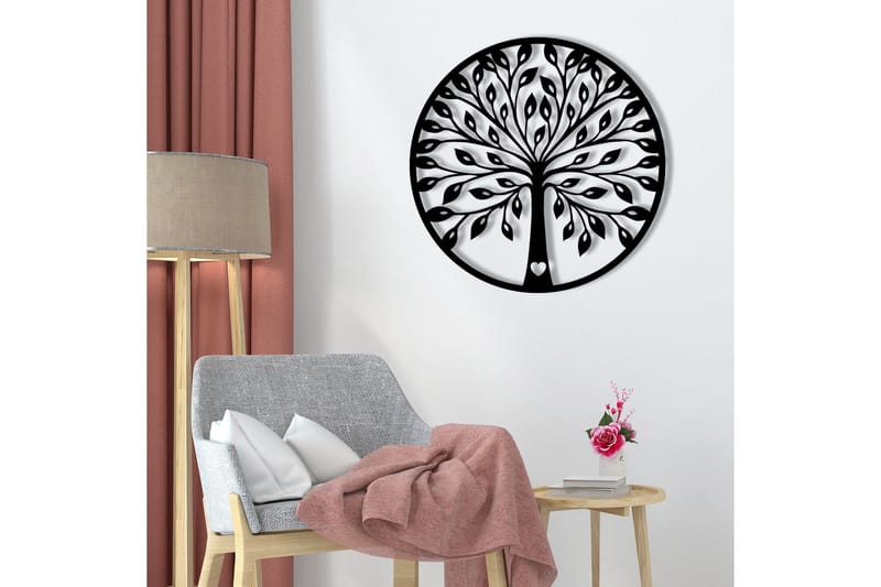 Tree branches Väggdekor - Svart - Inredning - Väggdekor - Skylt - Plåtskyltar