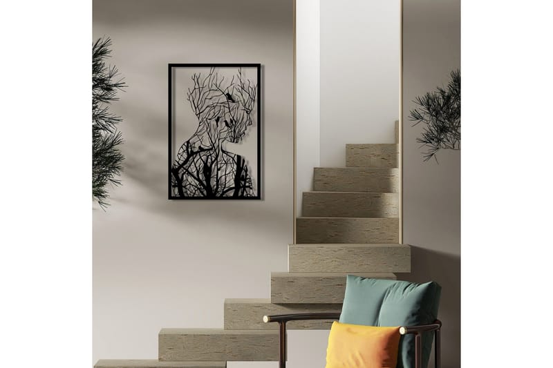 Tree branches Väggdekor - Svart - Inredning - Väggdekor - Skylt - Plåtskyltar