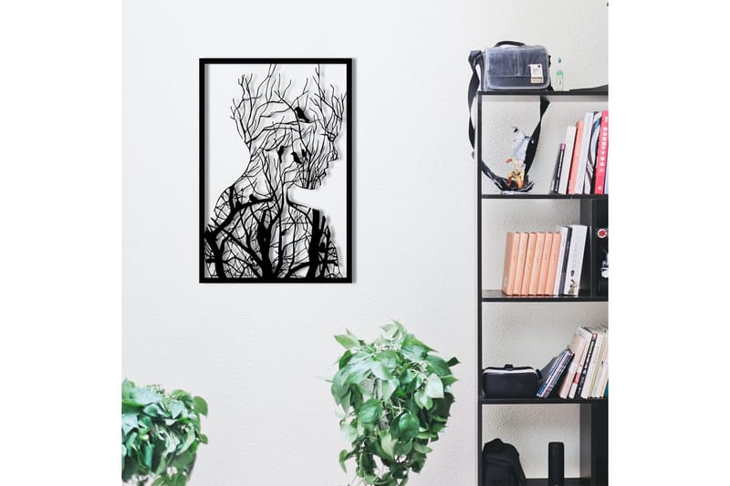 Tree branches Väggdekor - Svart - Inredning - Väggdekor - Skylt - Plåtskyltar