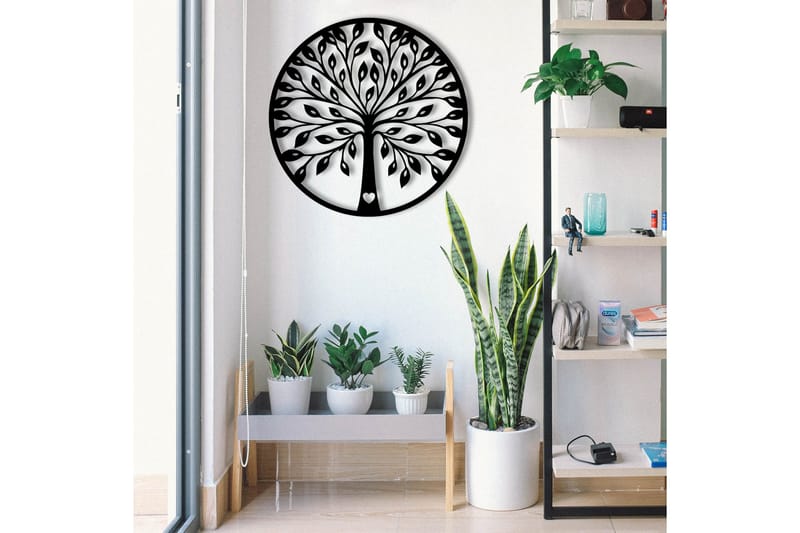 Tree branches Väggdekor - Svart - Inredning - Väggdekor - Skylt - Plåtskyltar