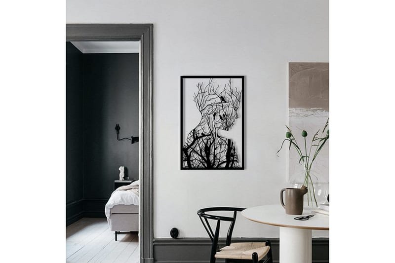 Tree branches Väggdekor - Svart - Inredning - Väggdekor - Skylt - Plåtskyltar